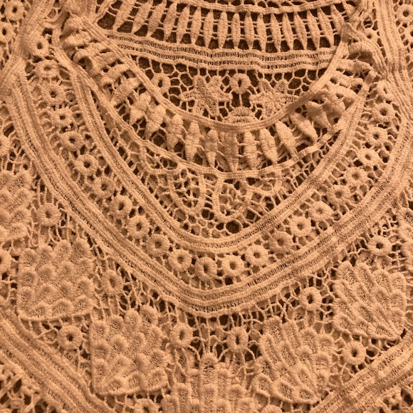 ❤️Maurice's cream colored lacy dress size medium - Picture 2 of 5